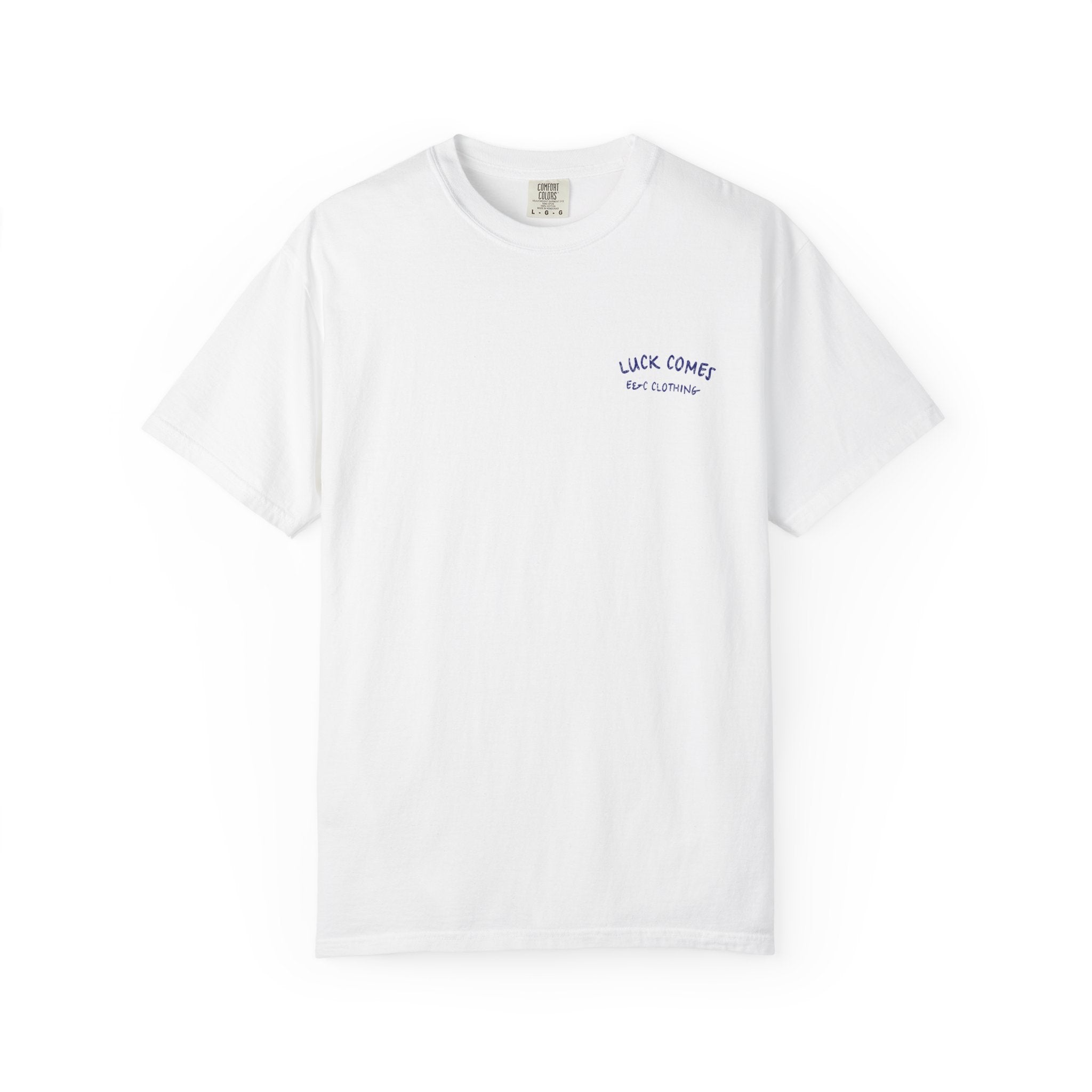 Lucky Life Snake Tee – “Luck Comes with Chance” Graphic Shirt