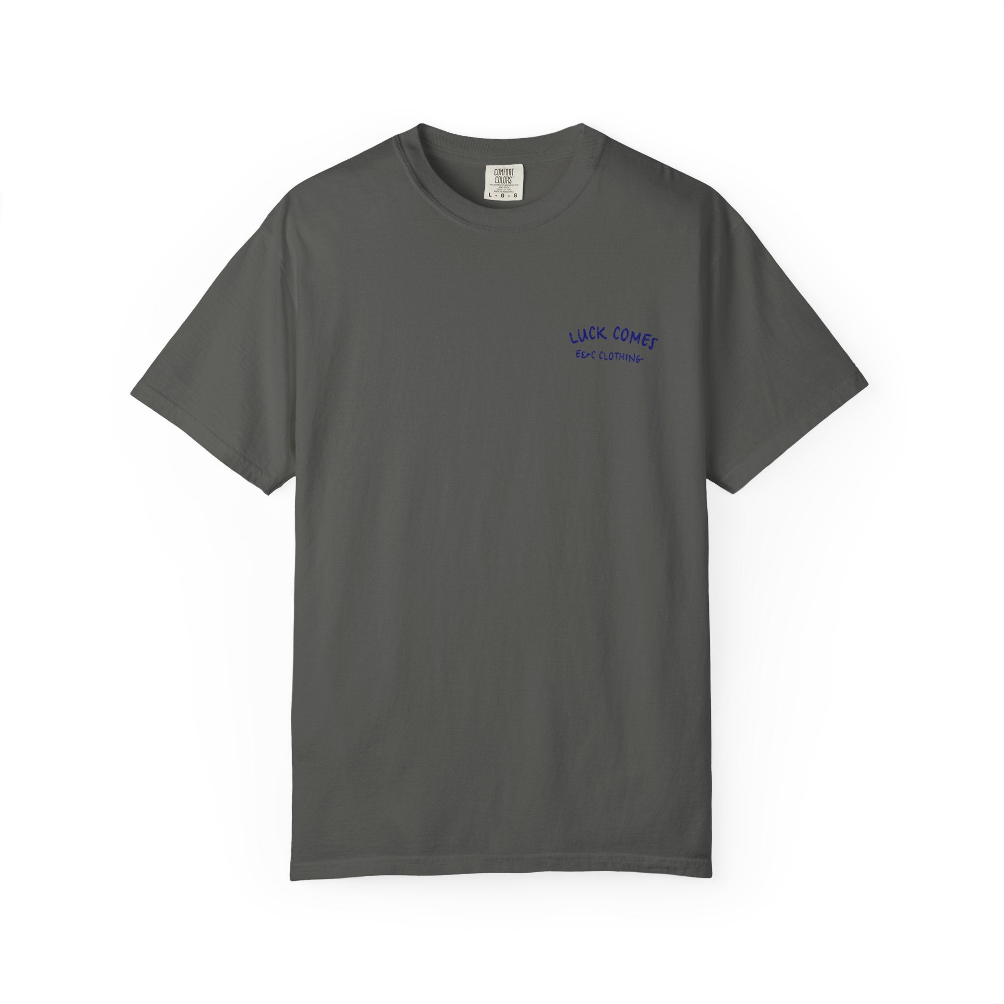 Lucky Life Snake Tee – “Luck Comes with Chance” Graphic Shirt