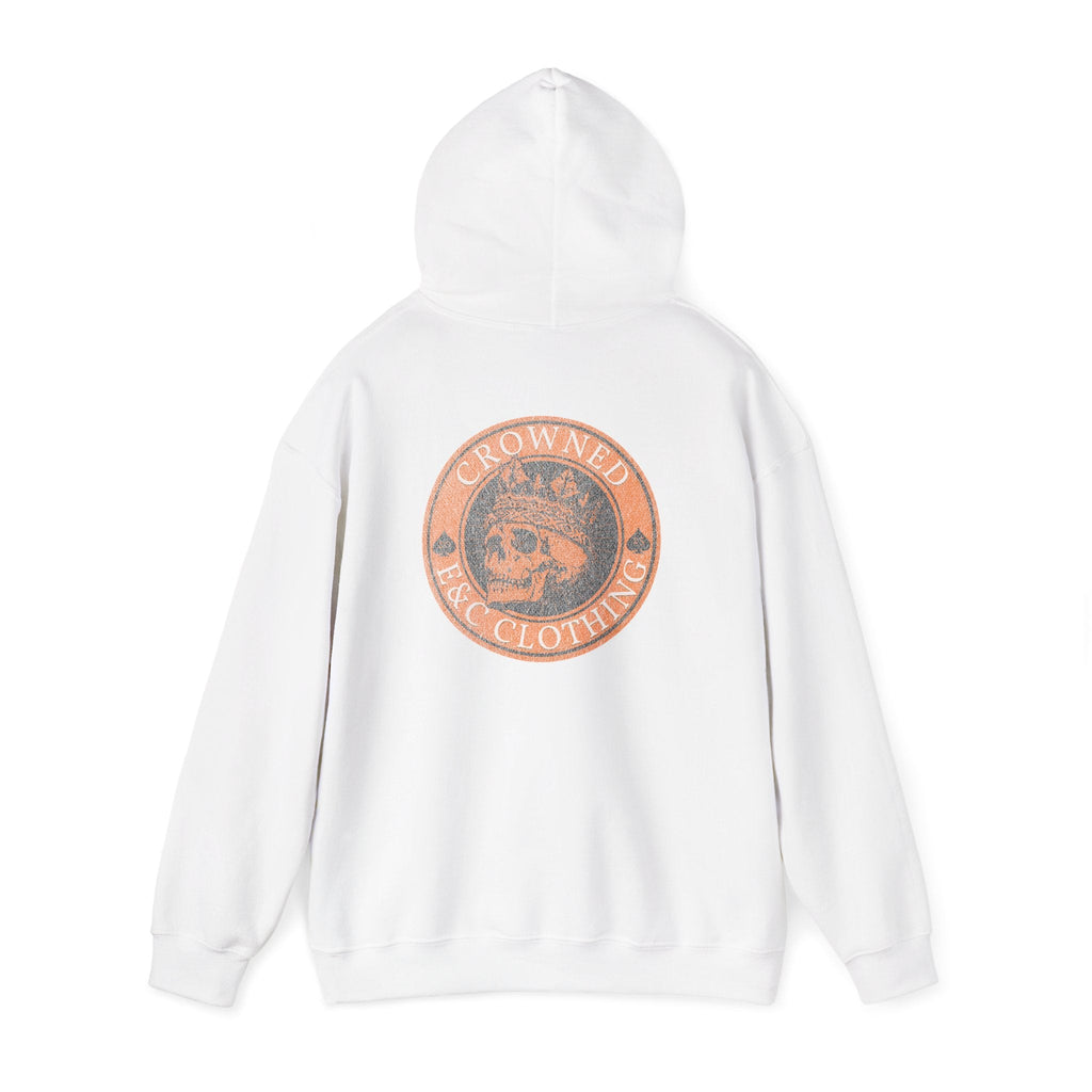 👑 Crowned E&C Clothing Skull Hoodie 👑💀 Printify