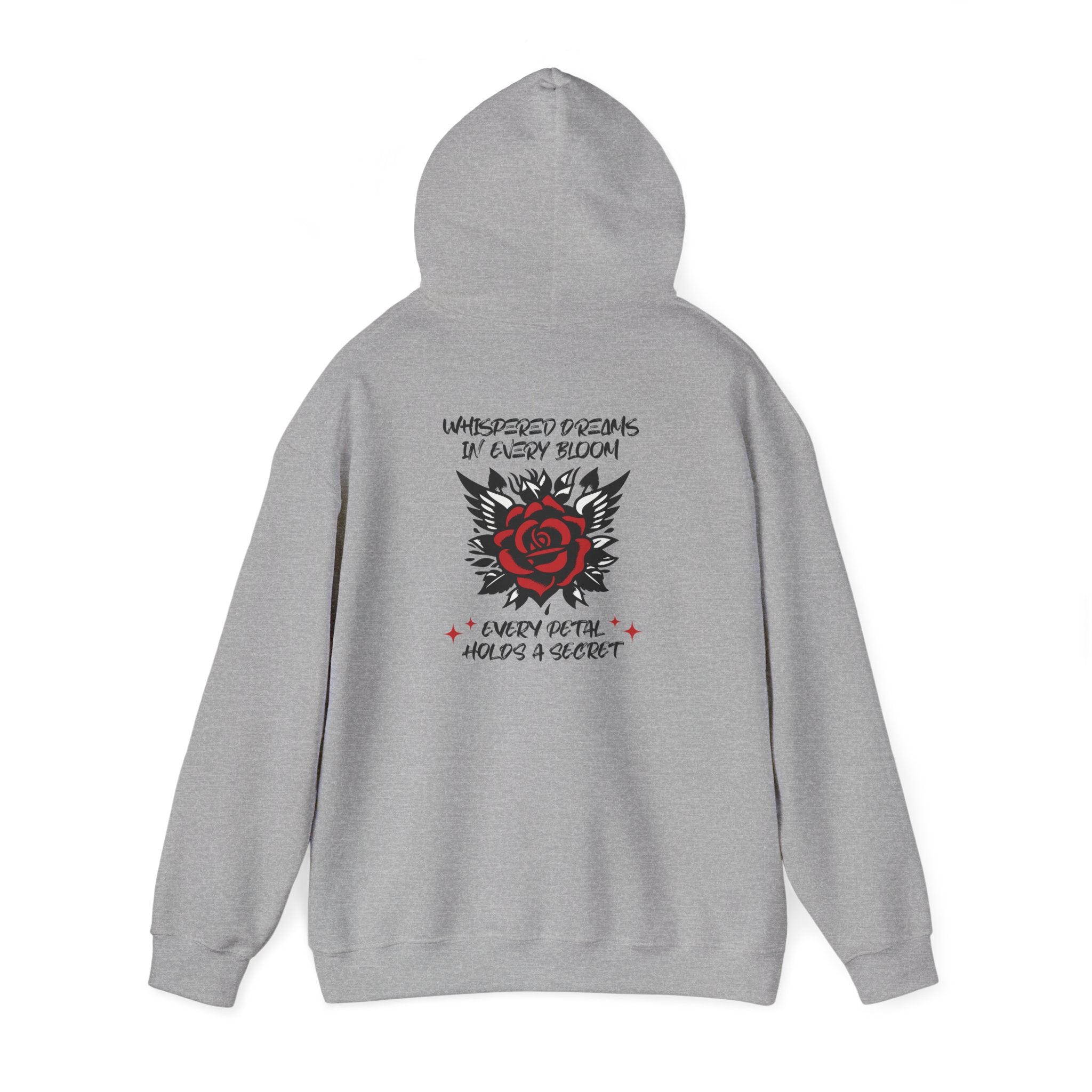 Whispered Dreams Rose Hoodie Printify