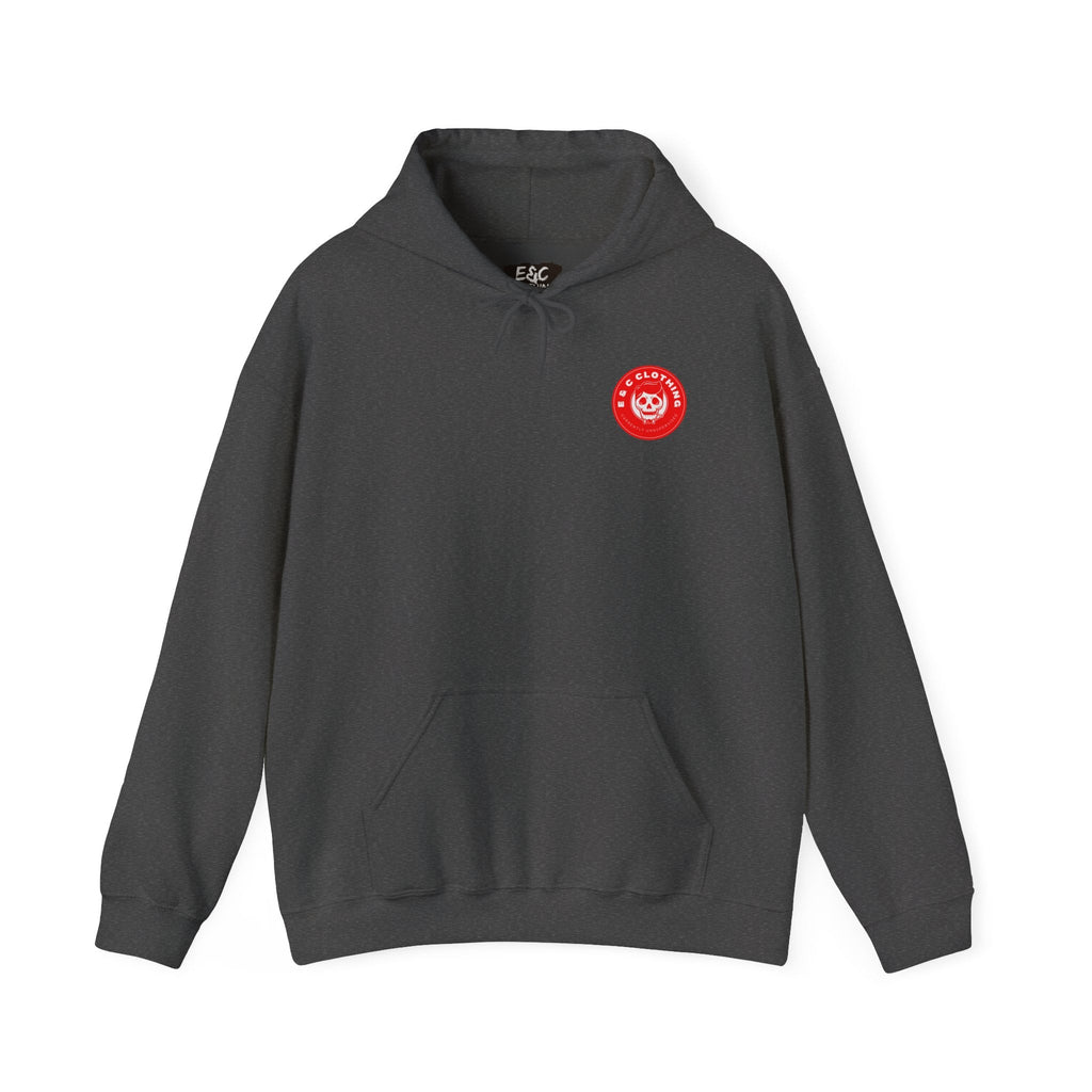 “Timeless Elegance” E&C Back Print Hoodie Printify