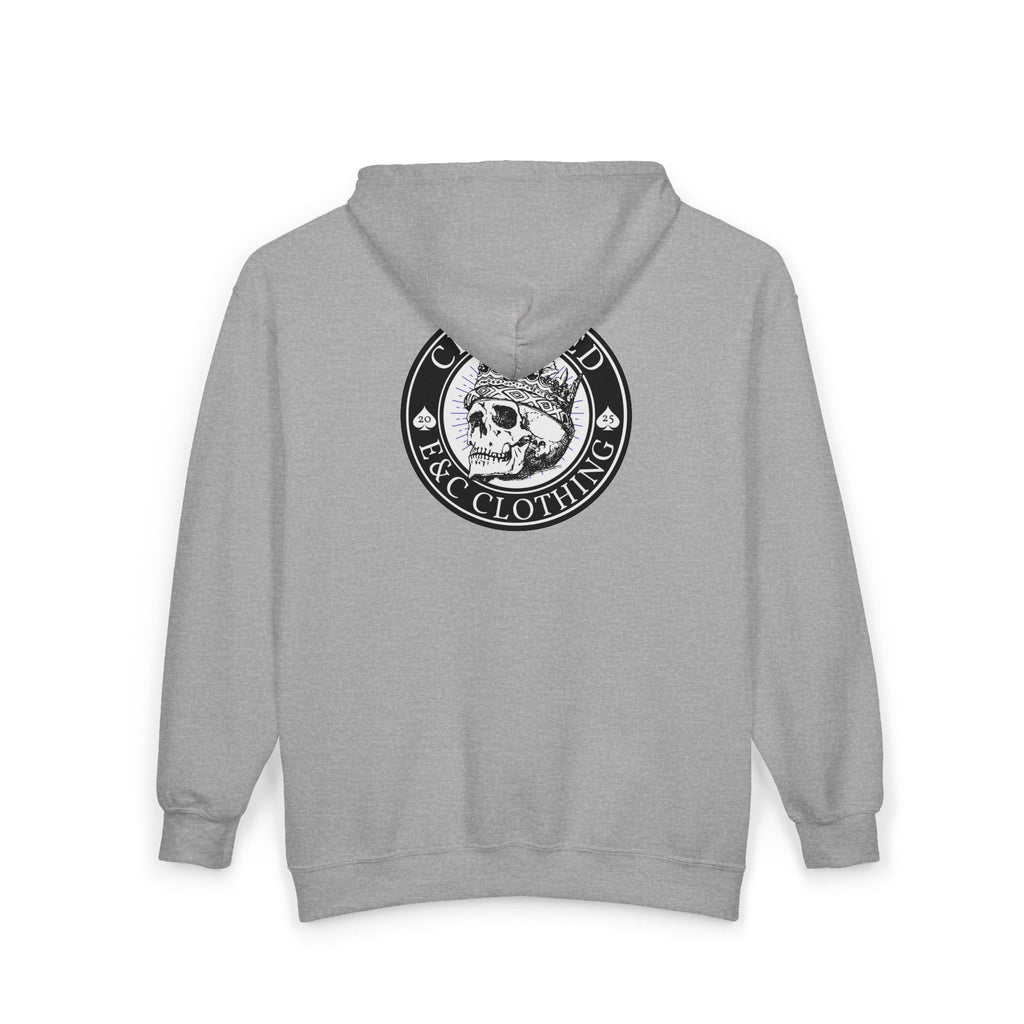 👑 Crowned E&C Clothing Skull Hoodie 👑💀 Printify