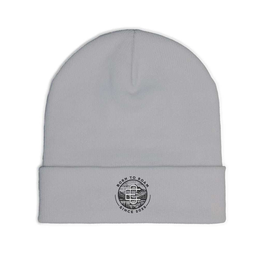 Embroidered 'Born to Roam' Knit Beanie Printify