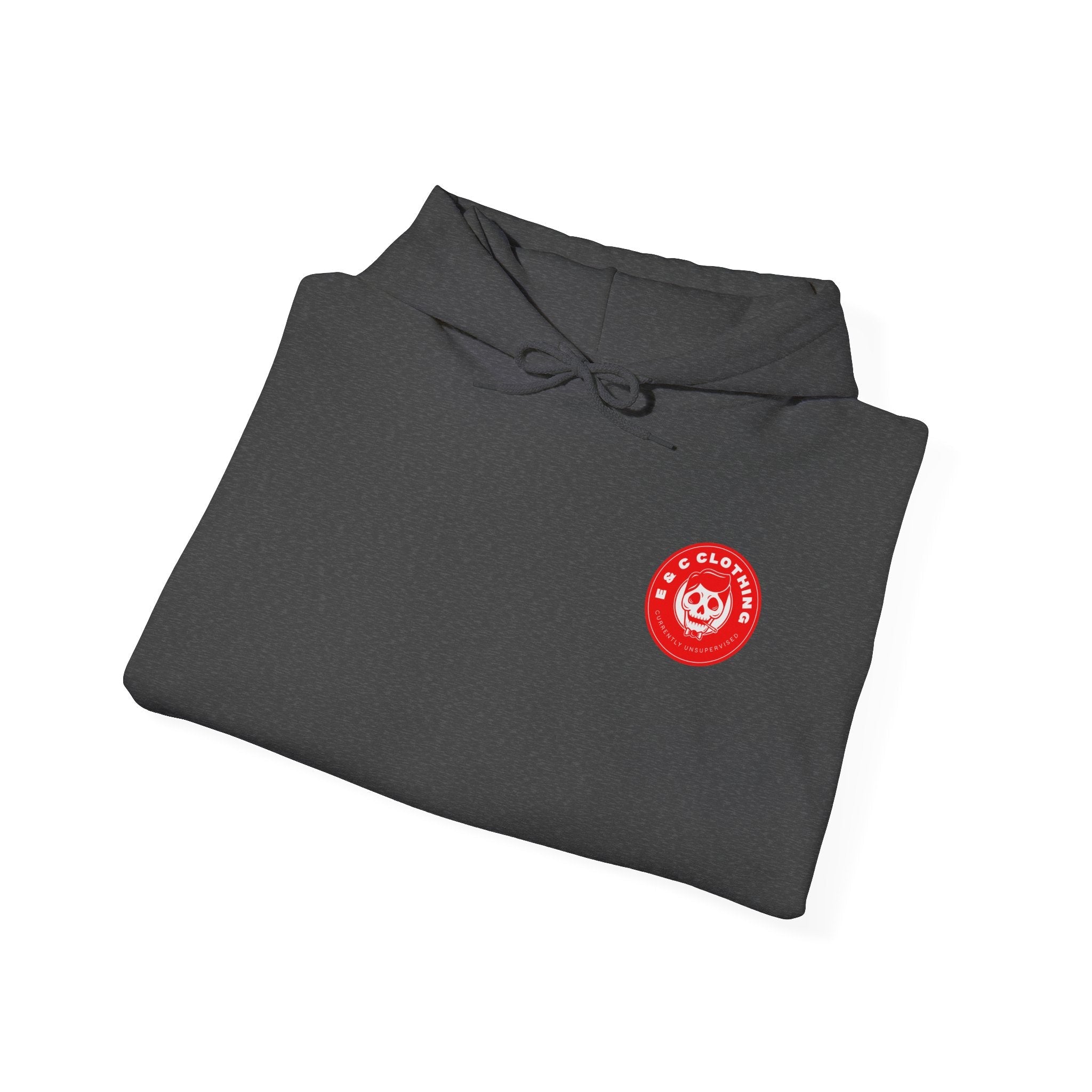 “Timeless Elegance” E&C Back Print Hoodie Printify