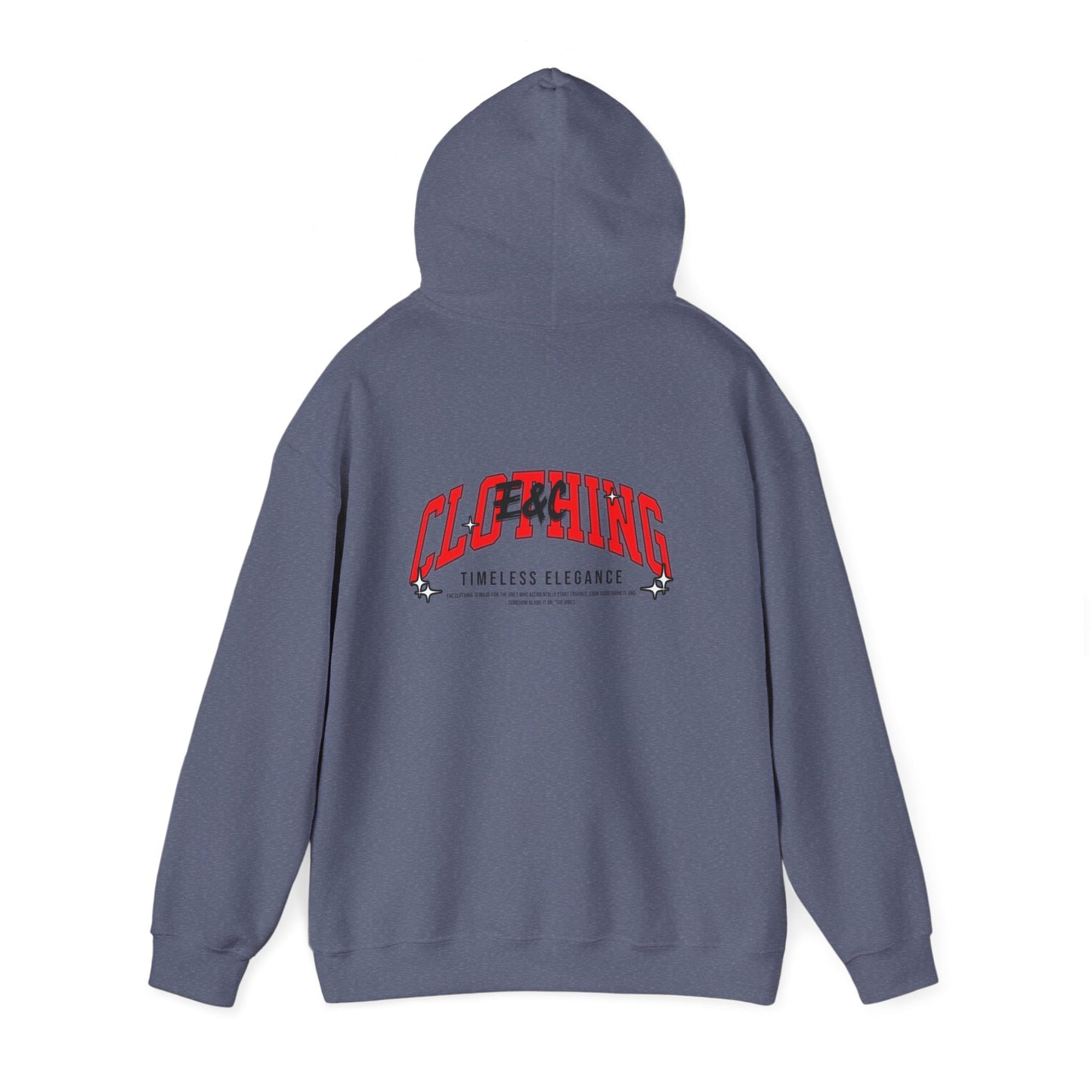 “Timeless Elegance” E&C Back Print Hoodie