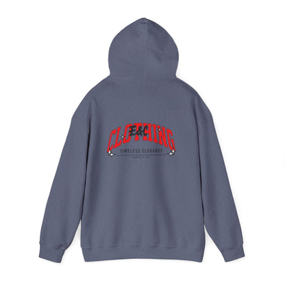 “Timeless Elegance” E&C Back Print Hoodie