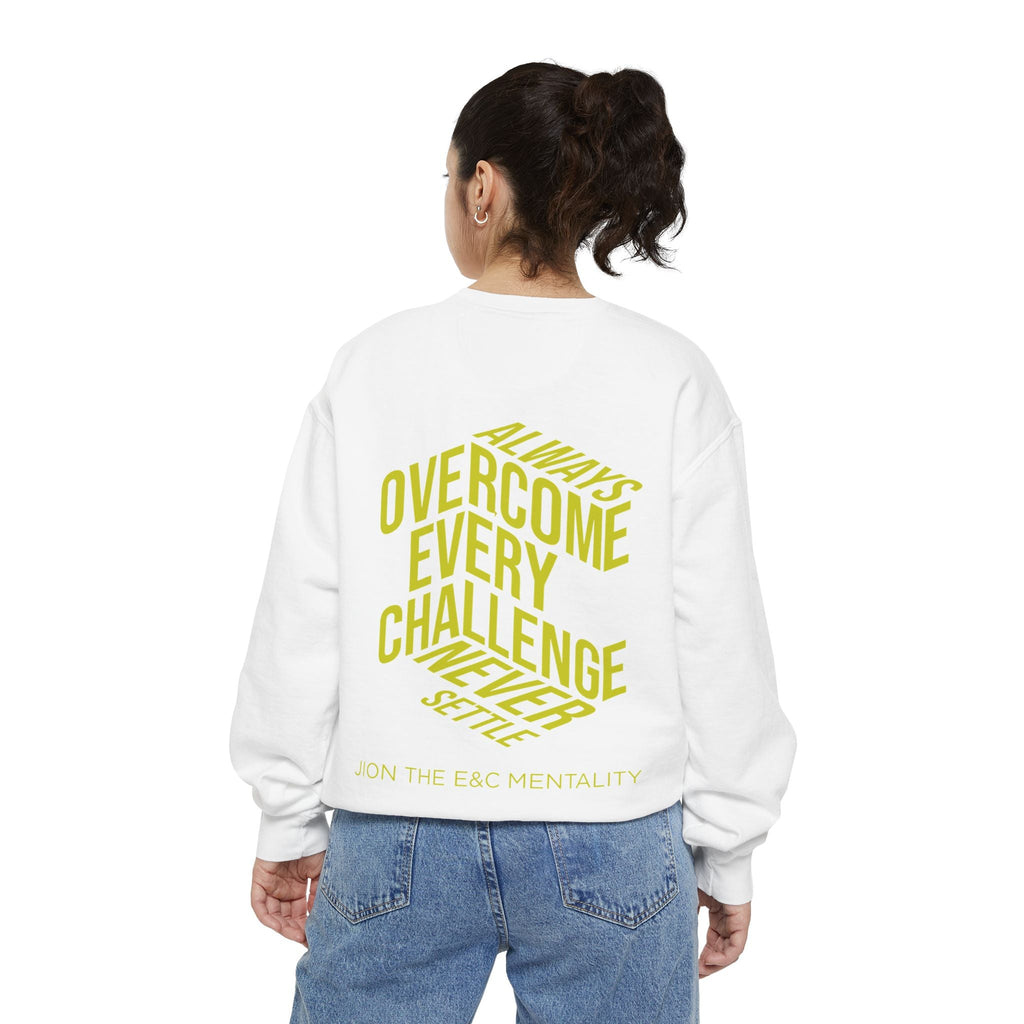 Always Overcome Every Challenge Crewneck Printify