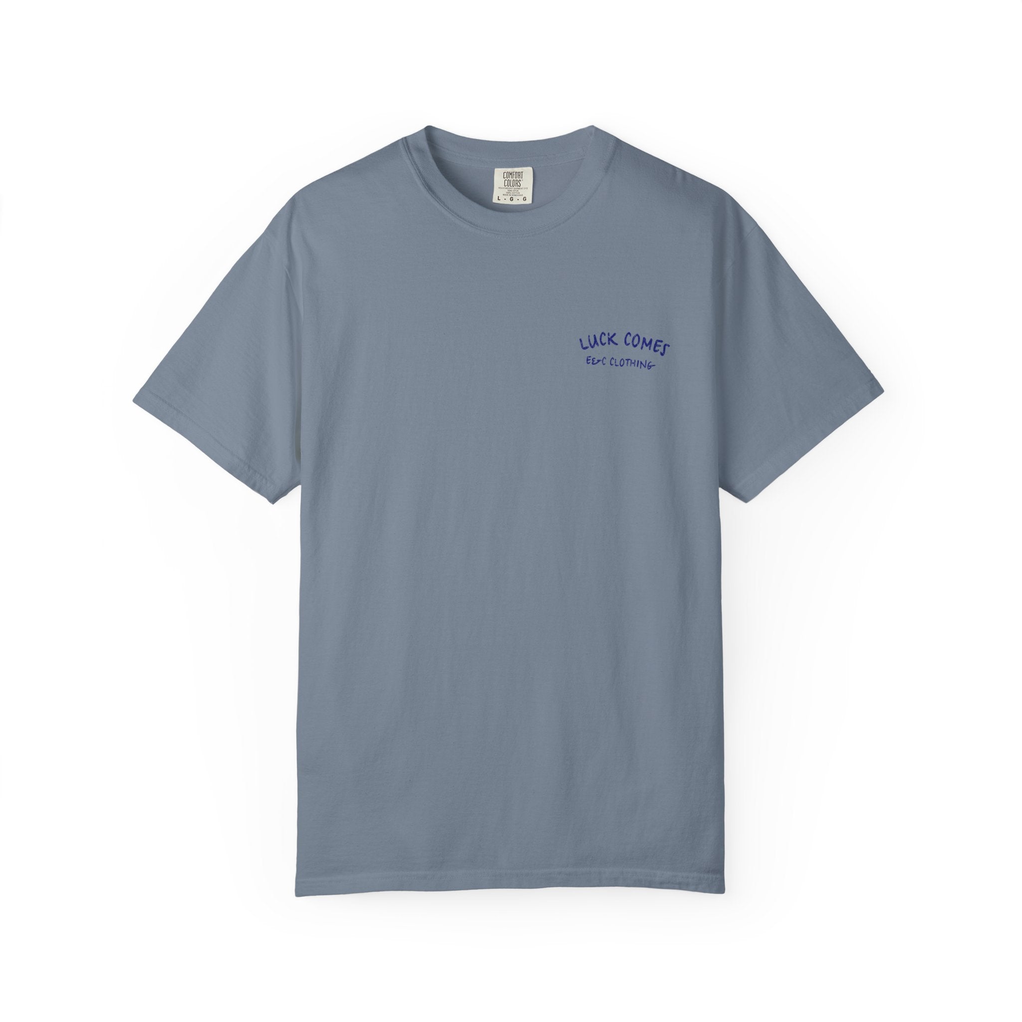 Lucky Life Snake Tee – “Luck Comes with Chance” Graphic Shirt