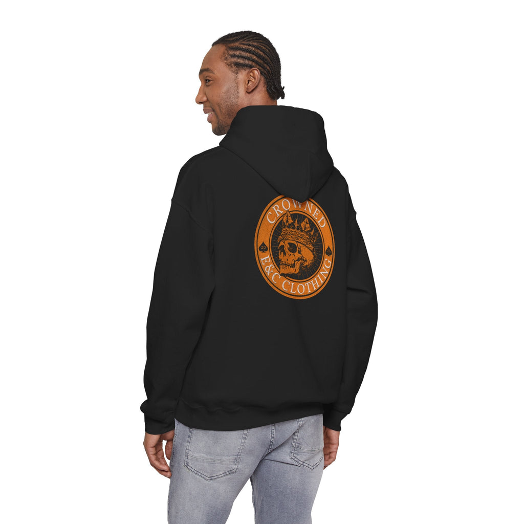 👑 Crowned E&C Clothing Skull Hoodie 👑💀 Printify