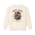 True Love Eternal Rose Graphic Sweatshirt Printify