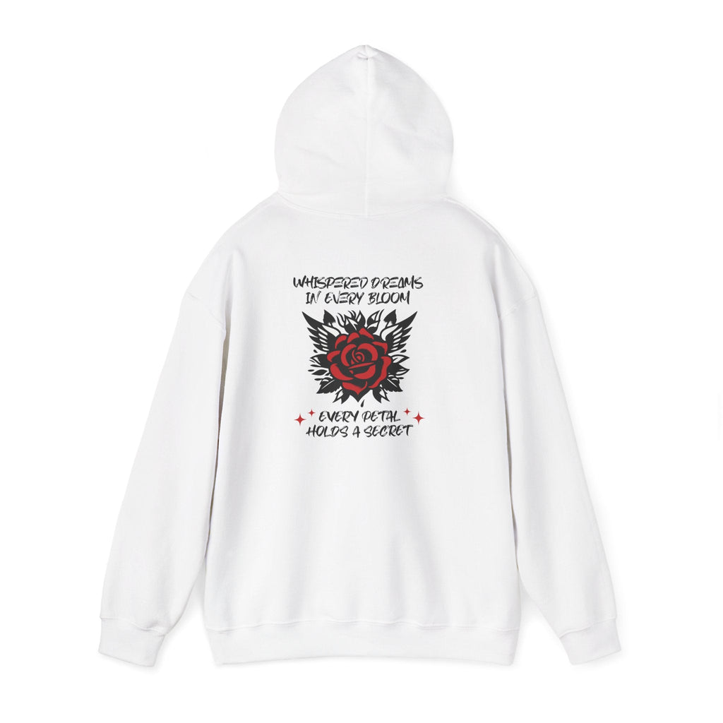 Whispered Dreams Rose Hoodie Printify