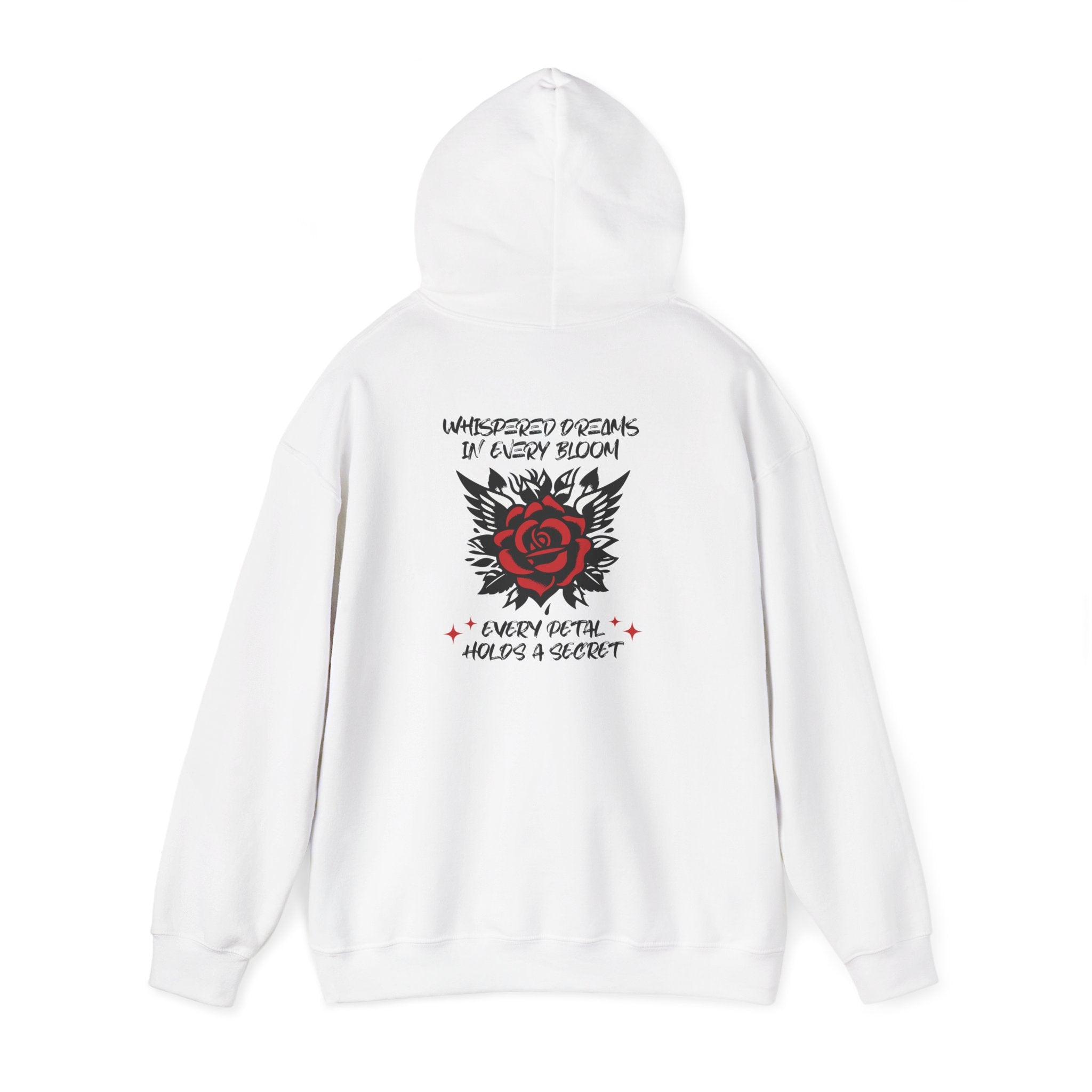 Whispered Dreams Rose Hoodie Printify