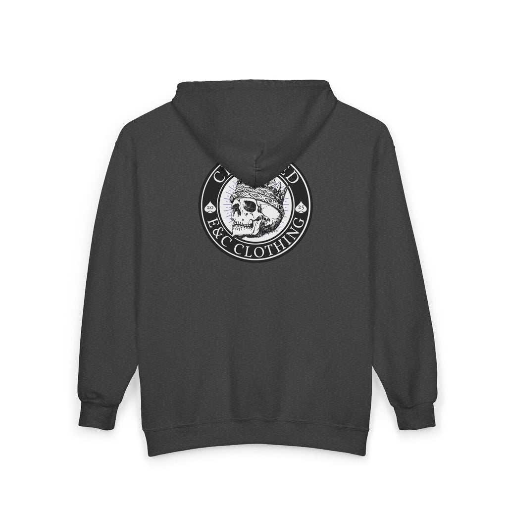👑 Crowned E&C Clothing Skull Hoodie 👑💀 Printify