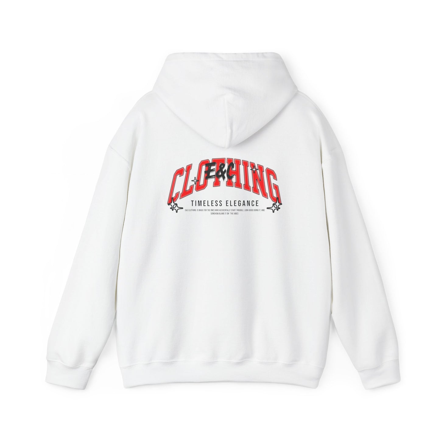 “Timeless Elegance” E&C Back Print Hoodie