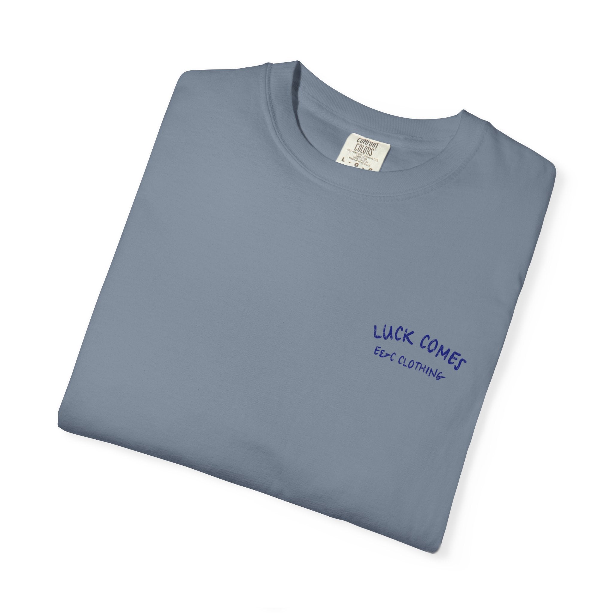Lucky Life Snake Tee – “Luck Comes with Chance” Graphic Shirt