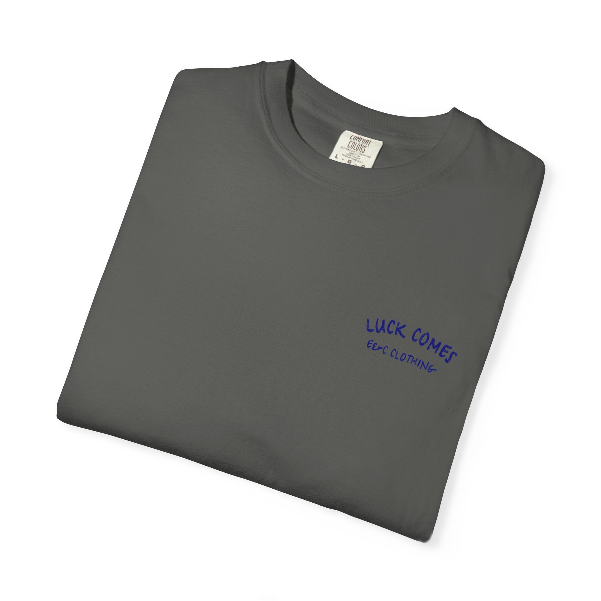 Lucky Life Snake Tee – “Luck Comes with Chance” Graphic Shirt