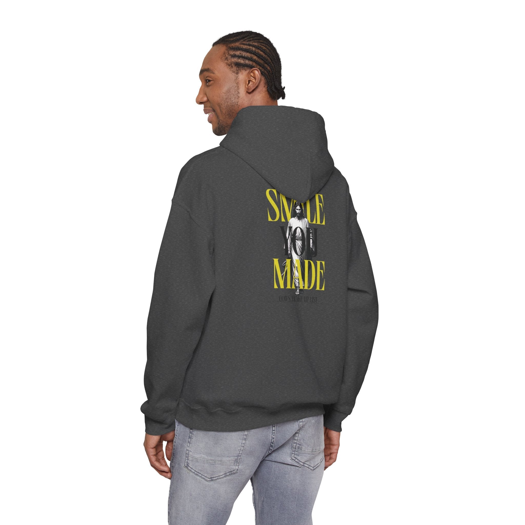 Smile, You Made God’s Wake-Up List Hoodie Printify