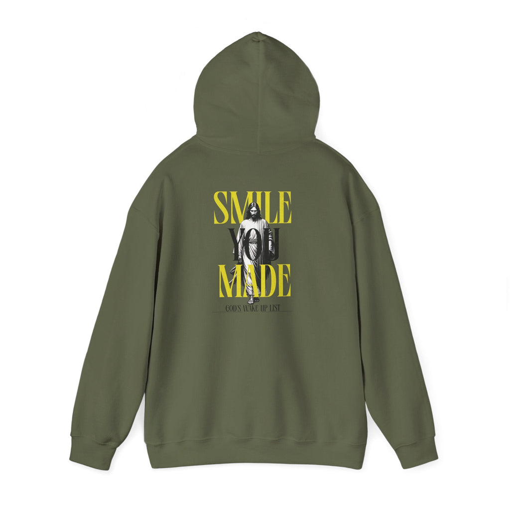 Smile, You Made God’s Wake-Up List Hoodie Printify