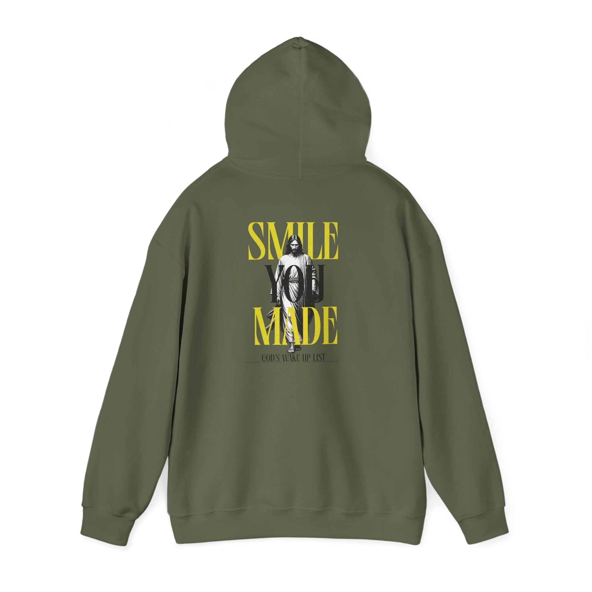 Smile, You Made God’s Wake-Up List Hoodie Printify